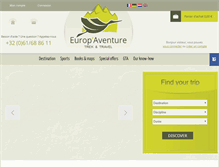 Tablet Screenshot of europaventure.be